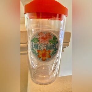 Tropical Cane & Barrel Tumbler - NWOT